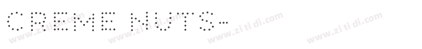 CREME NUTS字体转换